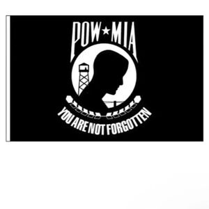 POW MIA Flag 3x5 ft Polyester You Are Not Forgotten Militaria